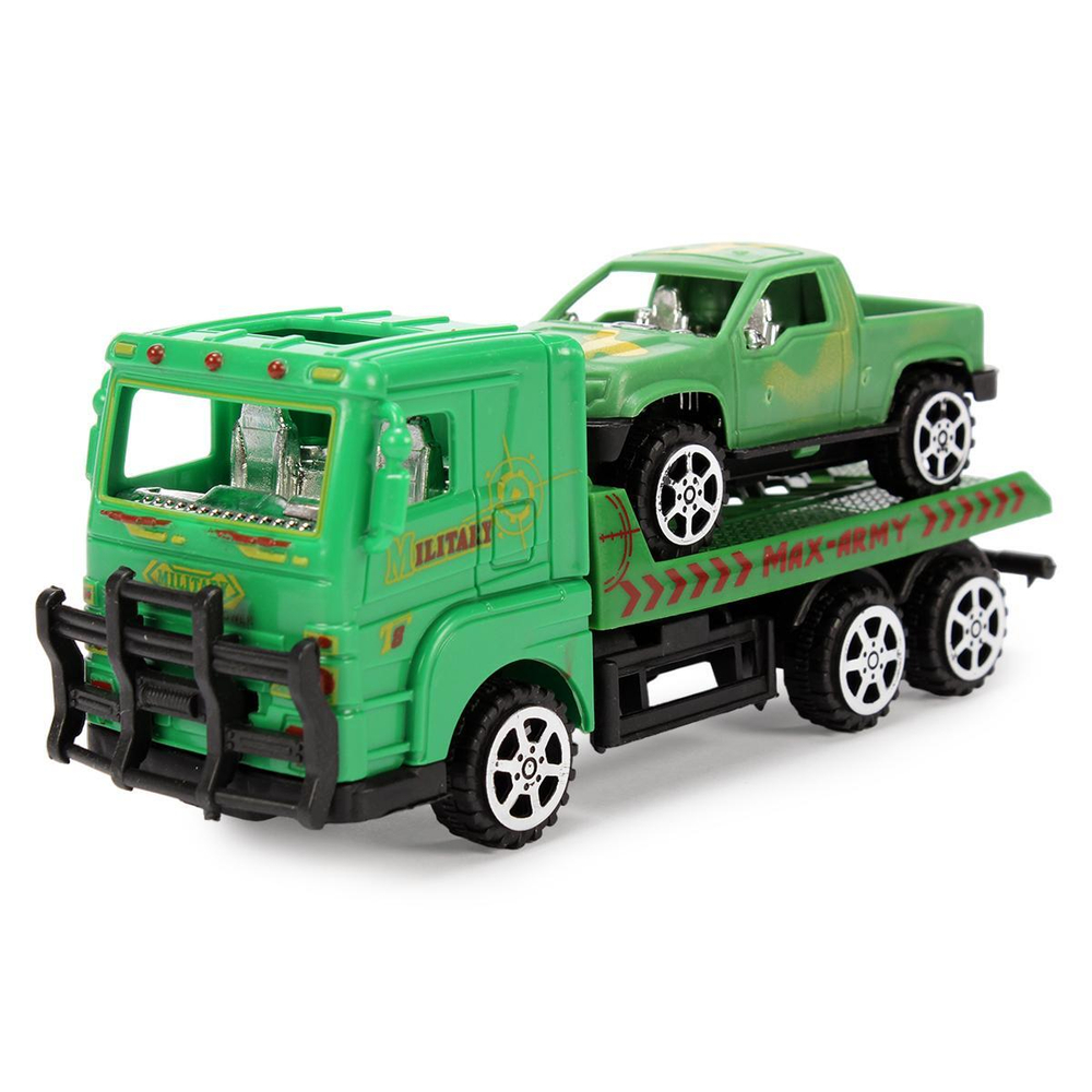 Автовоз ин. +машина, блистер 929-11C