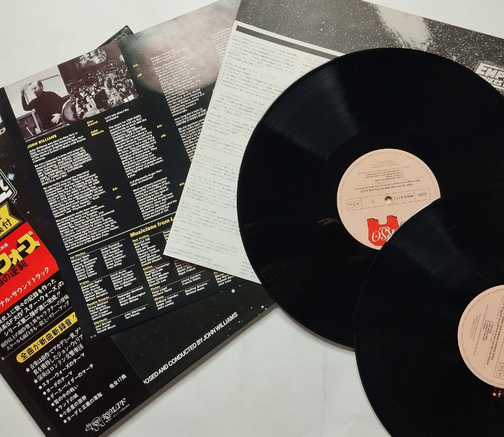Винтажная виниловая пластинка LP John Williams Star Wars The Empire Strikes Back Звездные Войны Империя Наносит Ответный Удар (Japan 1980) (Obi)