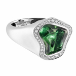 Кольцо с Турмалином и Бриллиантами, R0030-31/1