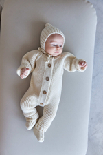 Комплект 3в1 классический из мериноса, Молочный