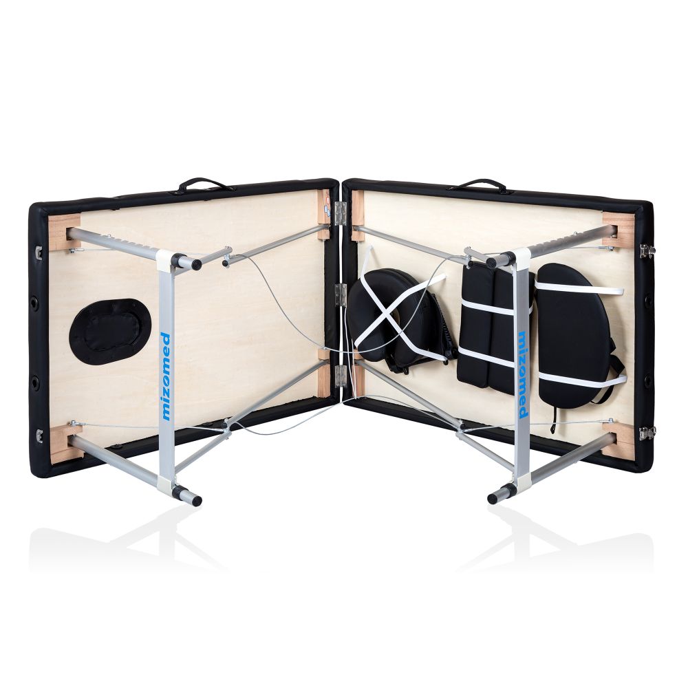 Массажный складной стол Mizomed Standart AL 2 черный