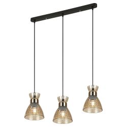 Светильник подвесной (подвес) Rivoli Iris 9186-203 3хЕ27 60 Вт модерн | Rivoli