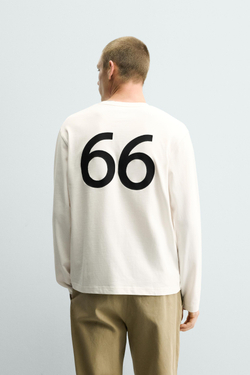 ZARA ФУТБОЛКА С НАШИВКОЙ ENGLAND 66 FIFA WORLD CUP™ FIFA CLASSICS, ЖЕЛТОВАТО-БЕЛЫЙ