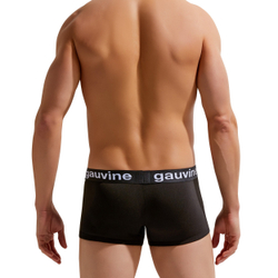 Мужские трусы боксеры черные GAUVINE 3006
