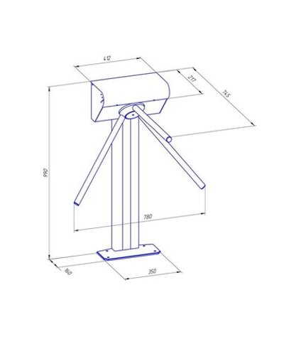 Турникет-трипод