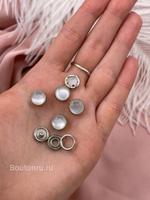 Кнопки рубашечные перламутровые (луна) 10 мм