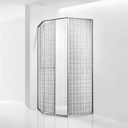 Душевой уголок RGW SV-82 "L" (Черная вуаль, 800x800)