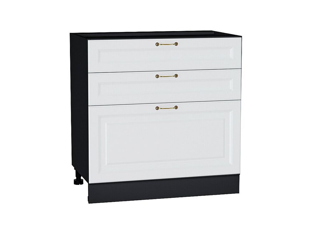 Шкаф нижний с 3-мя ящиками Ницца