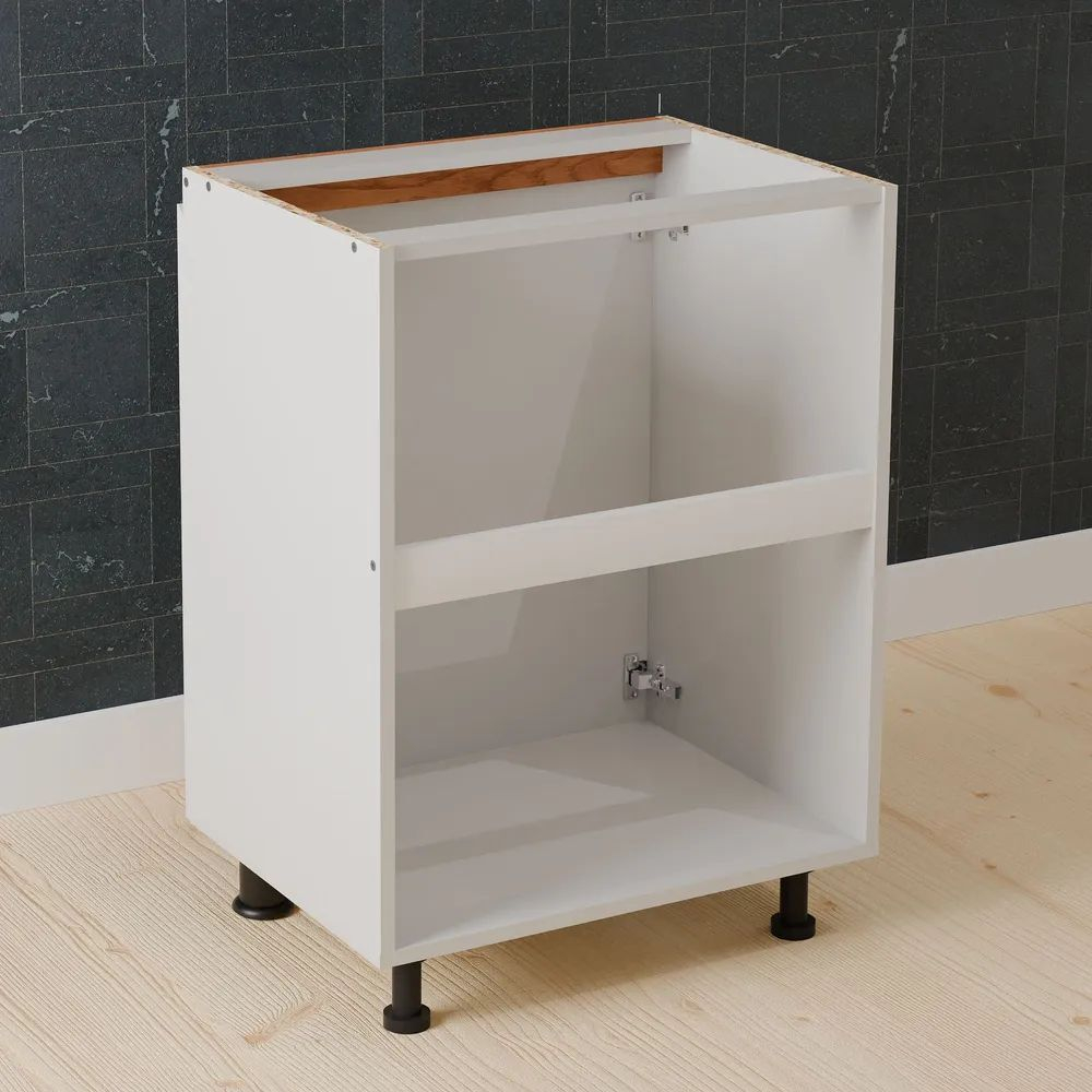 Кухня Валенсия 340 см (12 модулей) без столешницы / белый ЛДСП, массив дуба