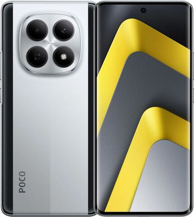 6.77" Смартфон Xiaomi Poco M8 5G 8/256Gb,  NFC,  AMOLED,  120Гц,  5520мAч,  серебристый