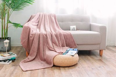 Плед "ВЕЛСОФТ" однотонный