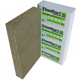 Плита звукопоглощающая SoundGuard ЭкоАкустик 30 1250х600х50 мм 4 шт. (3 м2)