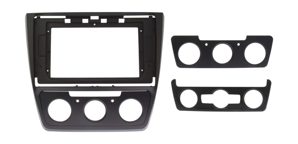 Переходная рамка магнитолы SKODA YETI 2009-2014  10,2 дюймов