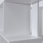 Стеллаж напольный Дален 4 полки 60х30х142 см, белый