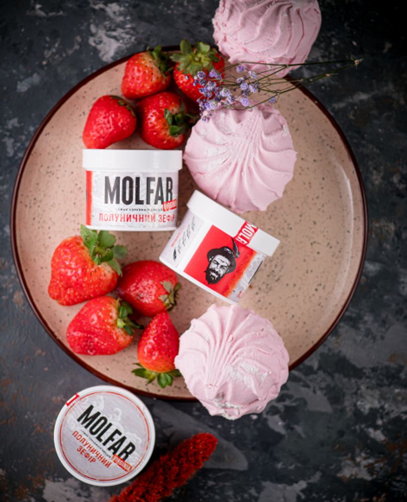 Molfar Virginia Line - Strawberry marshmallows (100g)