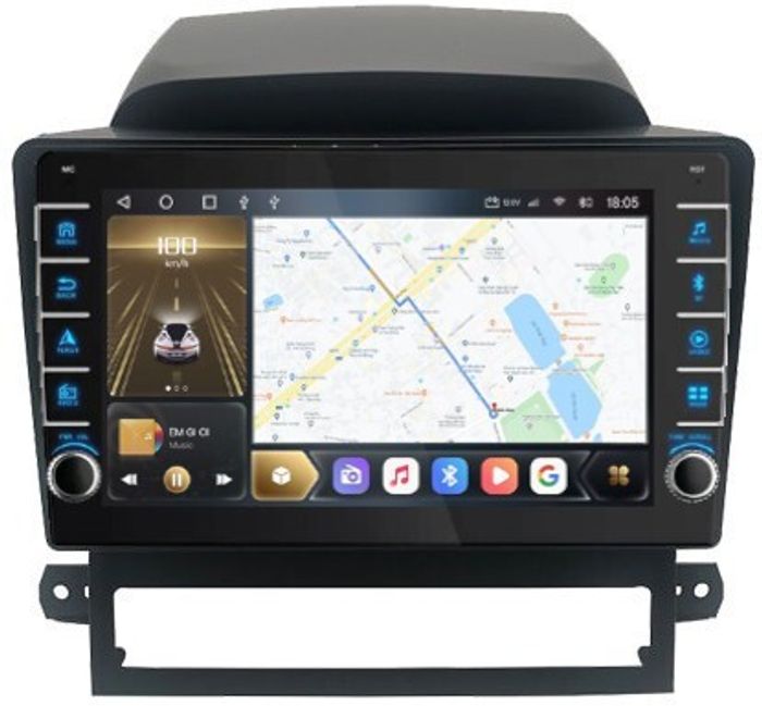 Магнитола для Chevrolet Captiva 2006-2011 - Kuberg OL-9290 (кнопки и крутилки), Android 12, Быстрая, CarPlay, 4G SIM-слот
