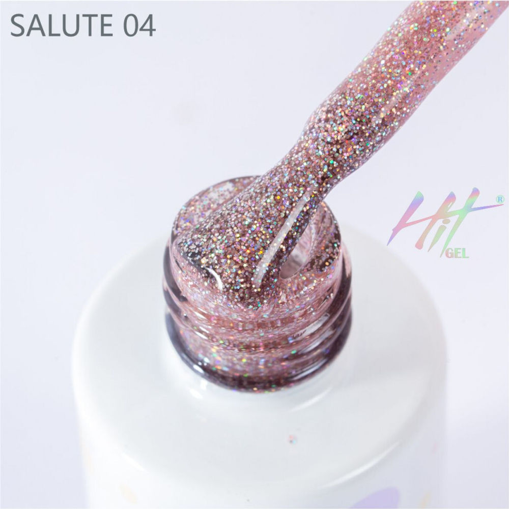 Гель-лак ТМ "HIT gel" №04 Salute, 9 мл