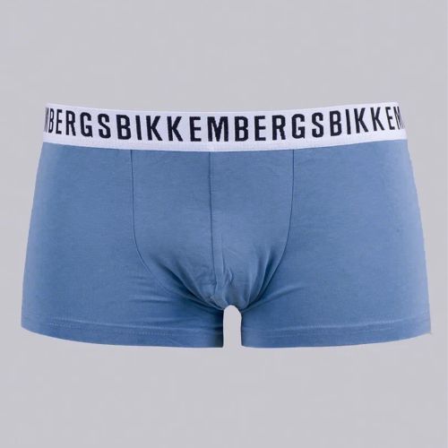 Набор мужских трусов боксеров 3в1 (черные, голубые, зеленые) Bikkembergs BKK61UTR04TR