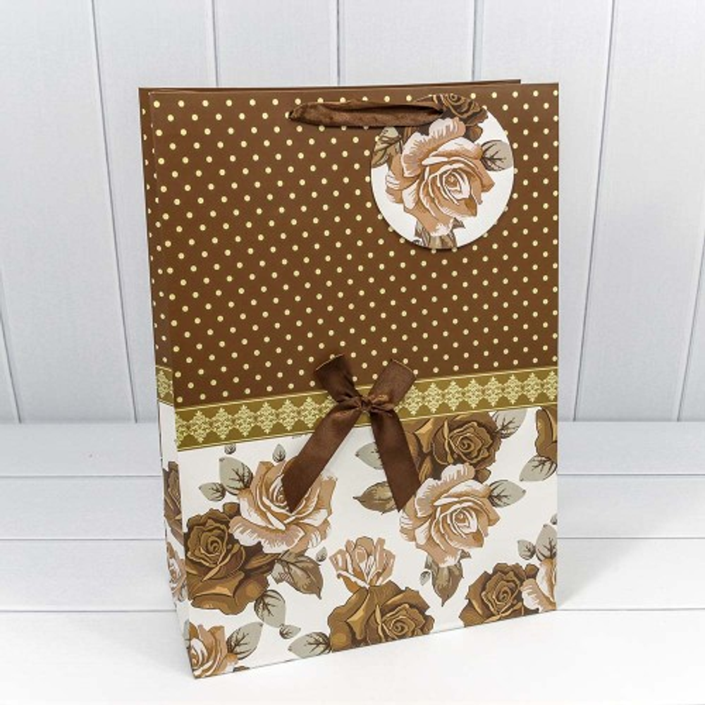 Пакет подарочный 32х45х11см Премиум "Люкс" (Микс)