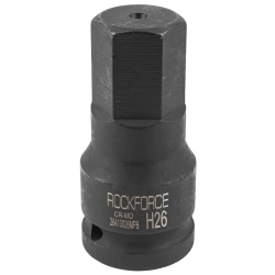 Головка-бита ударная 6-гранная 26мм,3/4'' RockForce RF-26410026MPB