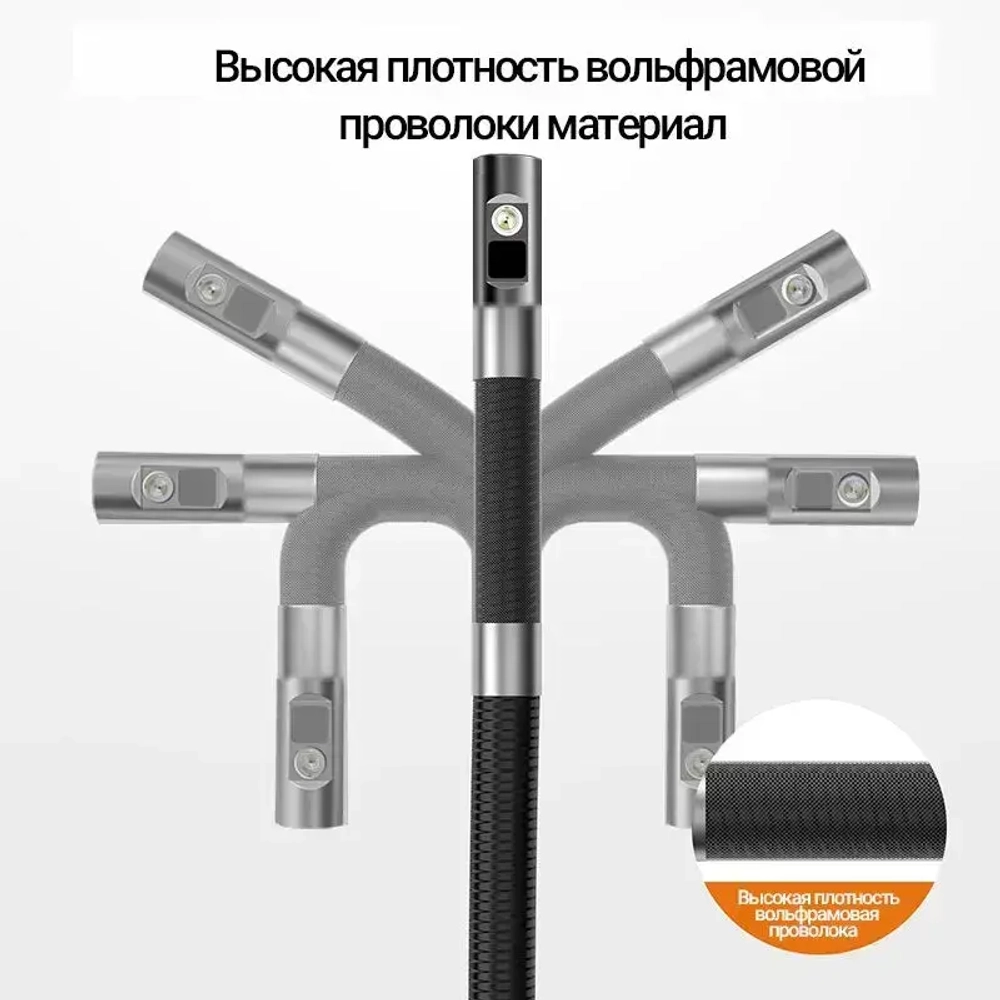 jingleszcn Поворотный эндоскоп 2 Камеры 8.5мм/поворот 360 /HD 1080P автомобильная камера Кабель 1 м Android,IOS