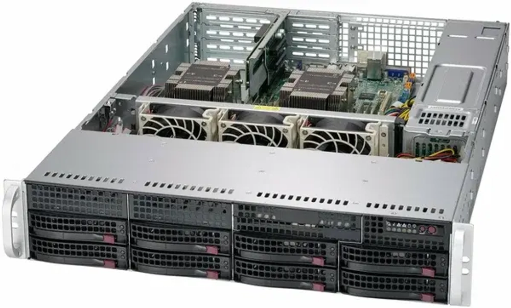 Серверная платформа Supermicro SYS-6029P-WTR Wio • 825TQC-R1K03WB • X11DDW-L • 2U IPMI