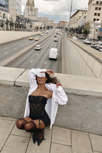 Корсет кружево bk