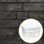 Декоративная штукатурка, Имитация кирпичной стены Loft 30, Готовый комплект материалов на 5 квадратных метров, Все в одном