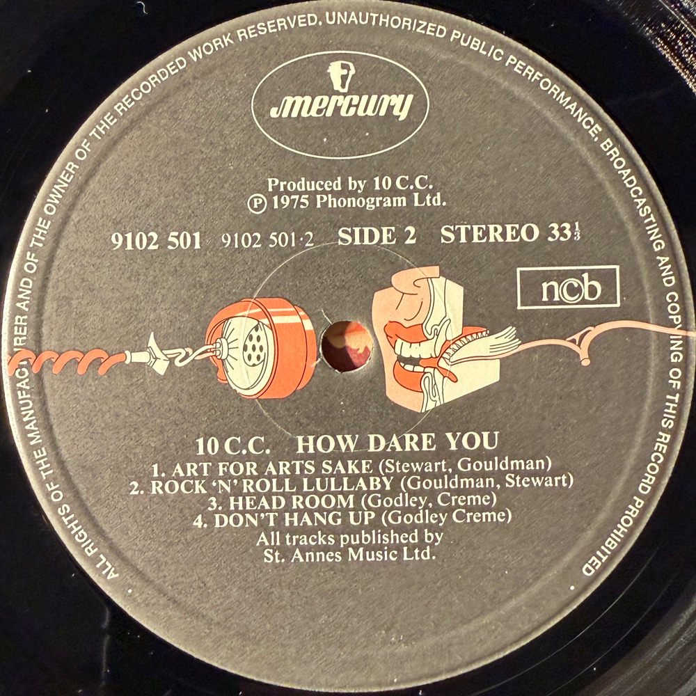 10cc ‎– How Dare You! (Скандинавия 1976г.)