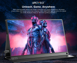 16.1" Портативный монитор с магнитным чехлом Ugame J5 2K IPS 2560х1440, 144 Гц