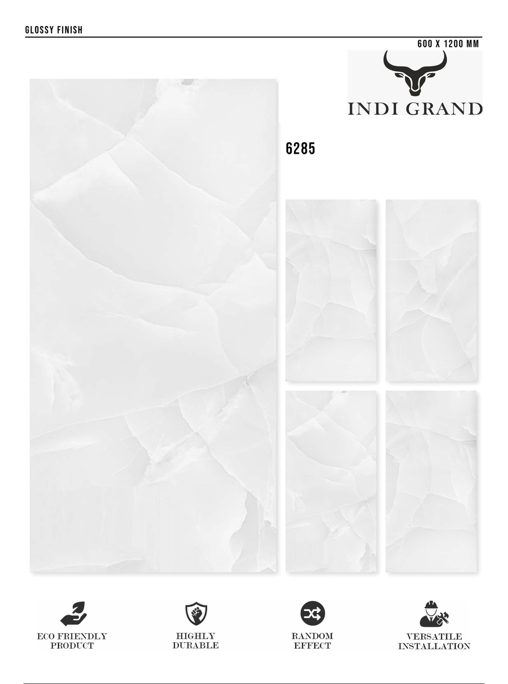 Керамогранит glossy №3 60х120, 6285