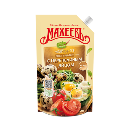 Майонез Махеевъ с перепелинным яйцом 190 гр
