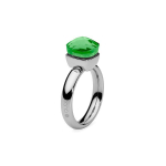Кольцо Qudo Firenze peridot 17.2 мм 610843/17.2 G/S