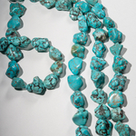 Туркенит (имитация бирюзы), фриформ, 19,5-30*18-25мм