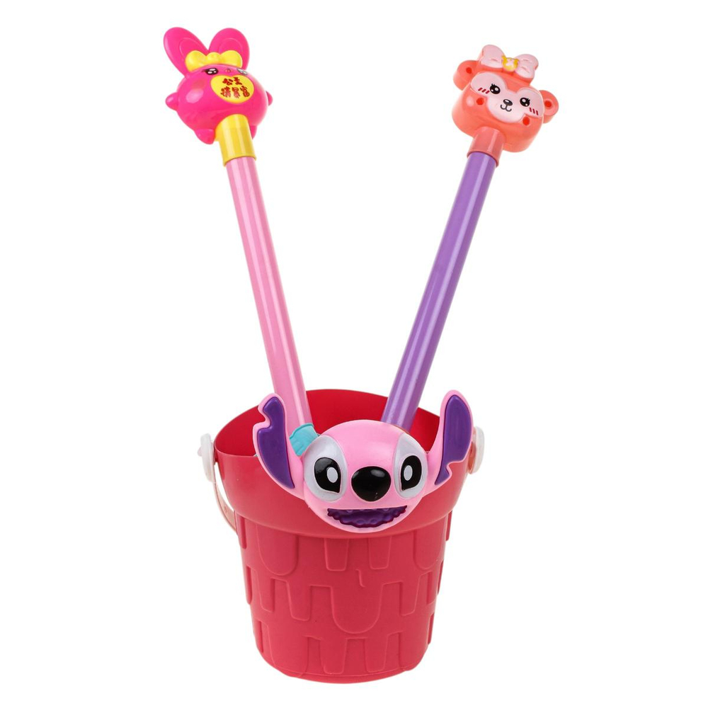 Набор для игры в песок 5 предм. ведерко, лопатка, совок, разноцвет. сетка OBL1847968