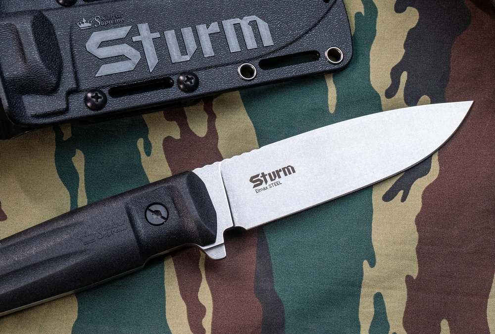 Тактический нож Sturm Elmax StoneWash BH