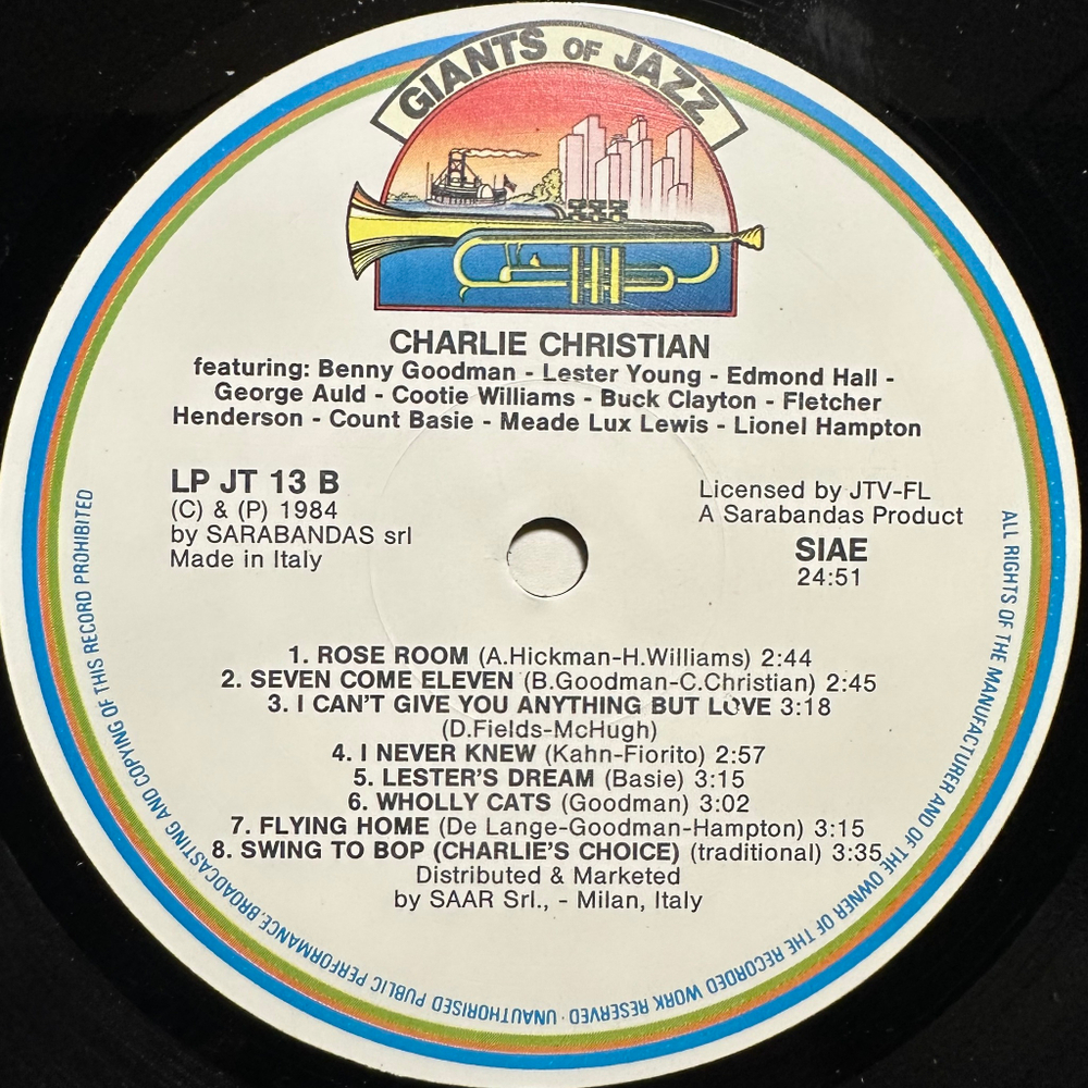 Charlie Christian - Charlie Christian (Италия 1984г.)