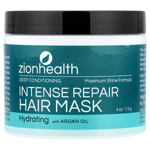 Zion Health, Маска для интенсивного восстановления, 113 г (4 унции)