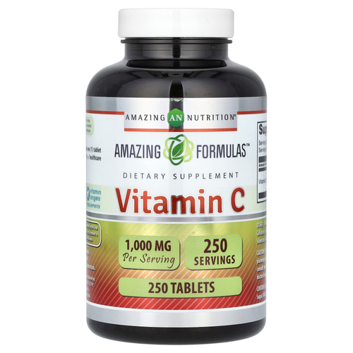 Amazing Nutrition, Витамин C, 1000 мг, 250 таблеток