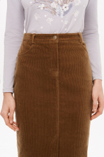 4901 Юбка женская (табачный)