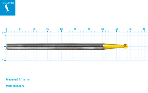 Бор твердосплавный Frank Dental типа HP - C.TI141.018.HP