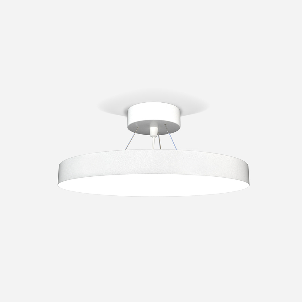 Светильник подвесной круг AltoLight Rim D600, потолочная чаша в комплекте.