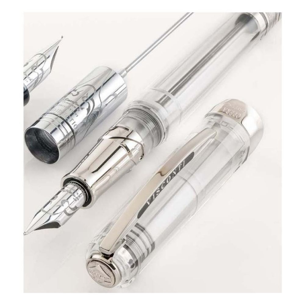 Ручка перьевая Visconti Опера Демо Кристалл прозр см перо стал хром 18 М в компл снорк (Vs-651-00M)