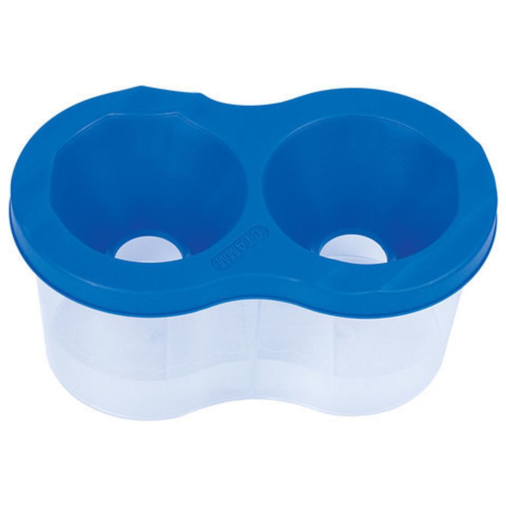 Стакан-непроливайка ПИФАГОР, двойной, ассорти, 191312