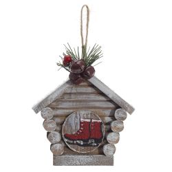 GAEM Изделие декоративное подвесное"Домик", L11 W6 H15 см, 3в.