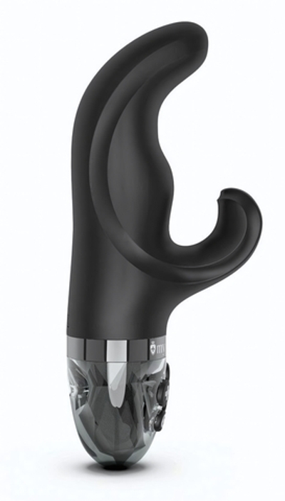 Черный вибратор-кролик с электростимуляцией Hop Hop Bob - 16 см. (Цвет: черный)