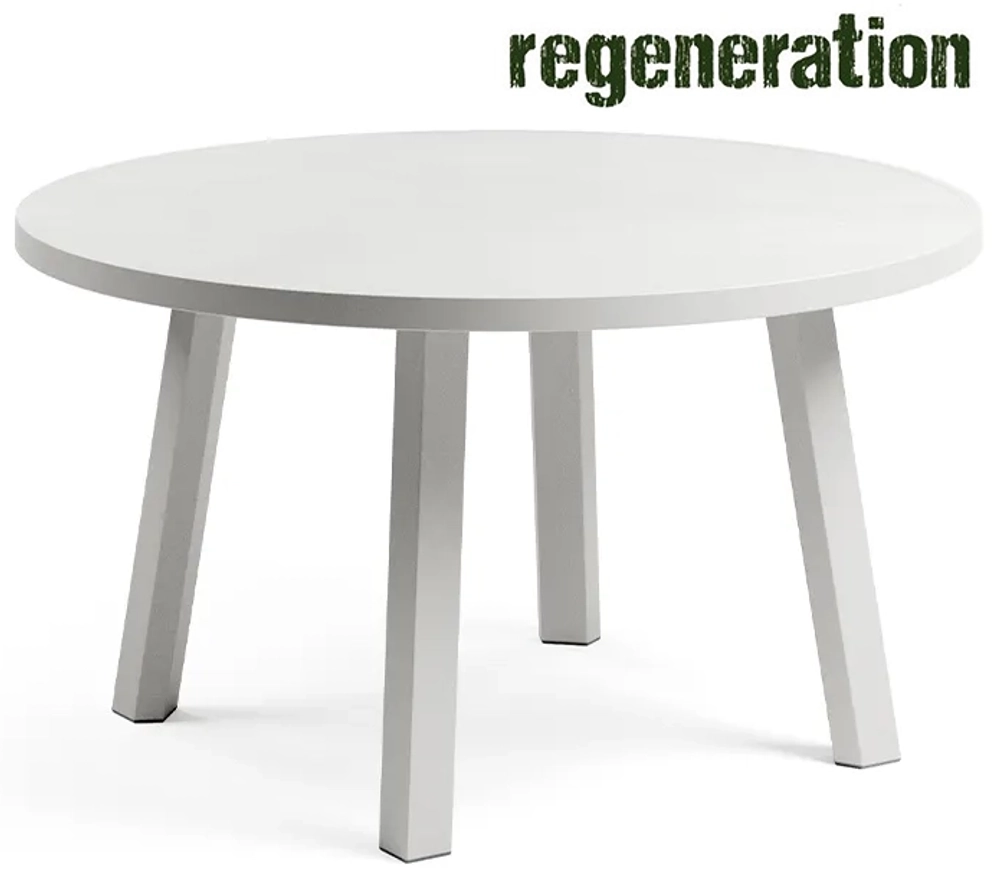 Столик пластиковый кофейный Nardi Maximo Tavolino 70 Maxi, гипс