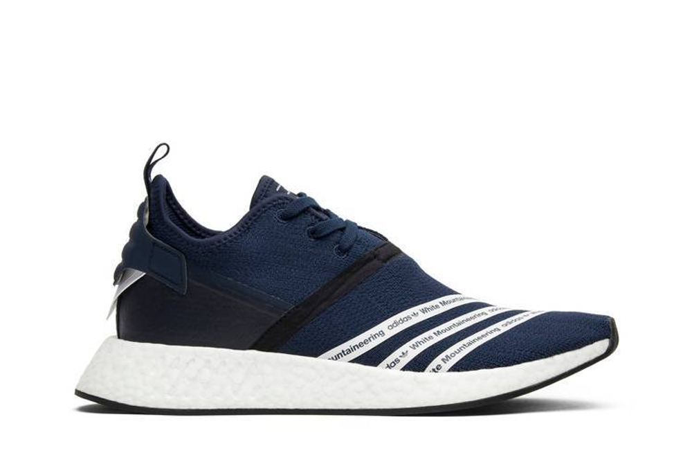 Кроссовки Adidas Originals Nmd_R2 White Mountaineering Navy
