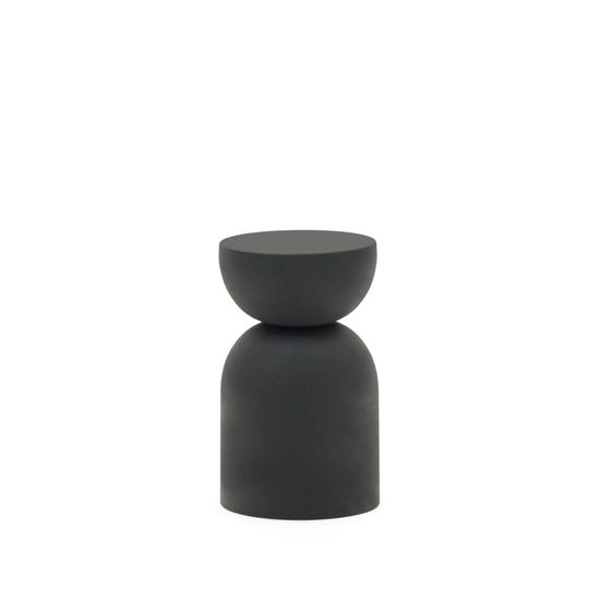 Rachel Приставной столик из металла с черной отделкой Ø 30,5 см