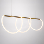 637093 Люстра CORINTO 45W LED 3170LM ЗОЛОТО 3000K IP20